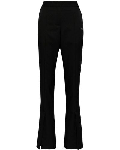 Off-White c/o Virgil Abloh High Waisted Tailored Trousers - Black