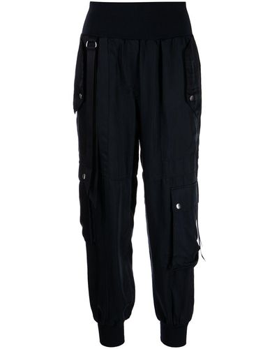 Cinq À Sept Harmony Tapered Cargo Trousers - Black