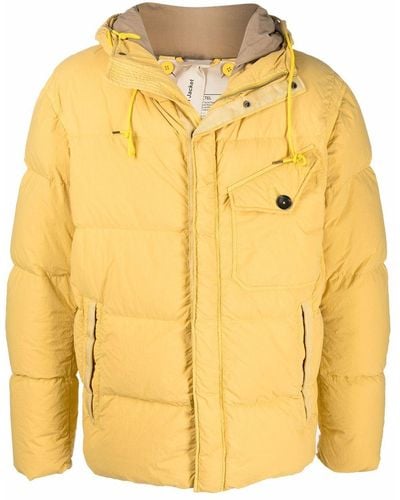 C.P. Company Hooded Puffer Jacket - Yellow