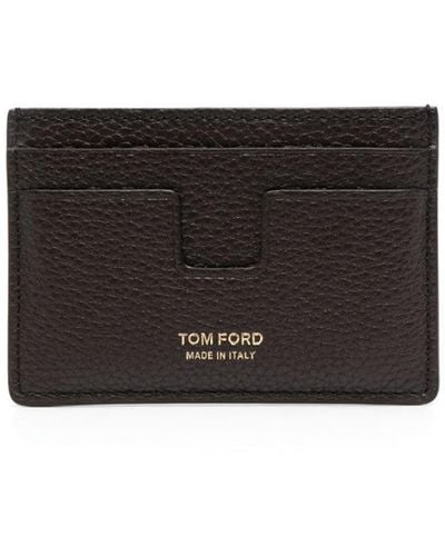 Tom Ford Zweifarbiges Kartenetui - Weiß