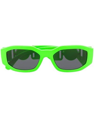 Versace Oval Frame Sunglasss - Green