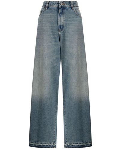 Ports 1961 Mid-rise Wide-leg Jeans - Blue