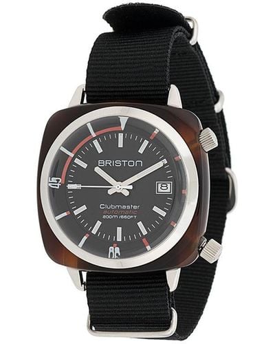 Briston 'Clubmaster' Armbanduhr - Schwarz