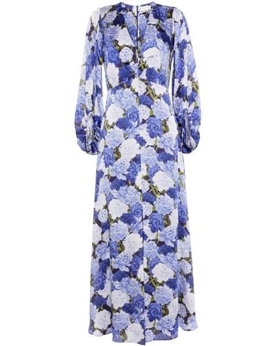 Sachin & Babi Jenny Floral-print Maxi Dress - Blue
