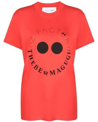 AZ FACTORY X Thebe Magugu Logo-print T-shirt - Red