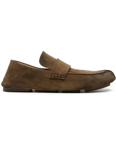 Marsèll Toddoni Slip-on Suede Loafers - Brown