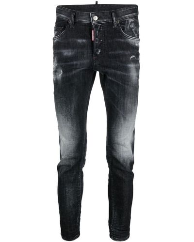DSquared² Faded Knees Jeans - Blue