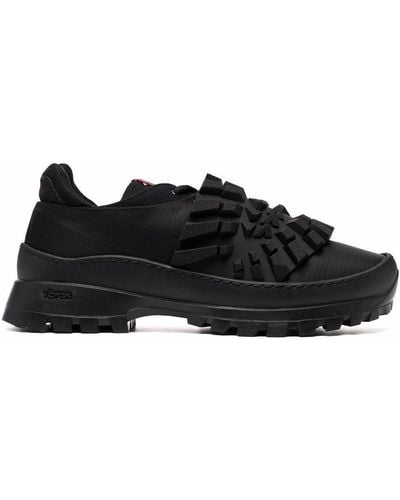 424 Ridged Detail Sneakers - Black