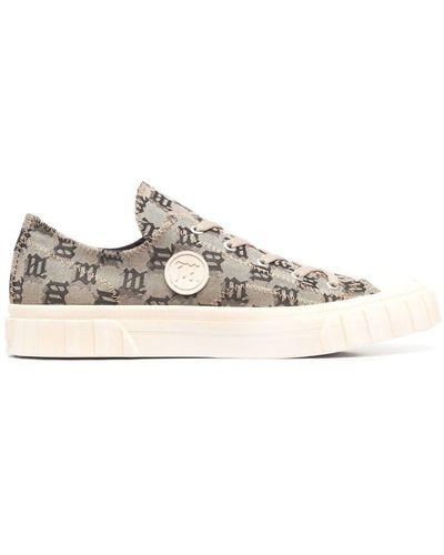 MISBHV Monogram Lace-up Sneakers - Natural