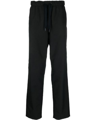 Zadig & Voltaire Logo-patch Straight-leg Trousers - Black