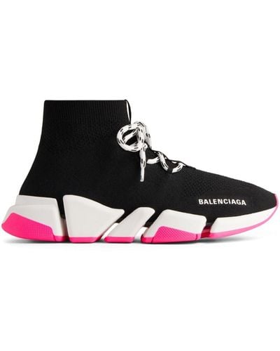 Balenciaga Speed 2.0 Sneakers mit Schnürung - Weiß