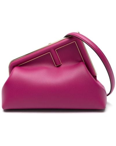 Fendi First Medium Shoulder Bag - Purple