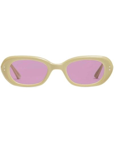 Gentle Monster Helix Oval-frame Sunglasses - Pink