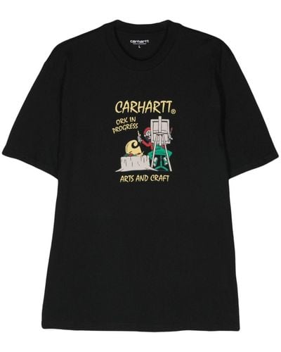Carhartt T-shirt Van Biologisch Katoen - Zwart