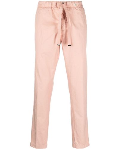 Myths Drawstring-waist Tapered Pants - Pink