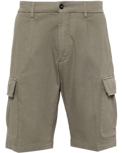 Corneliani Mid-length Cargo Shorts - Gray