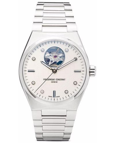 Frederique Constant Orologio Highlife Ladies Automatic Heart Beat 34mm - Bianco