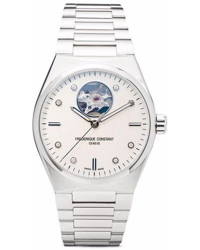 Frederique Constant Highlife Ladies Automatic Heart Beat Horloge - Wit