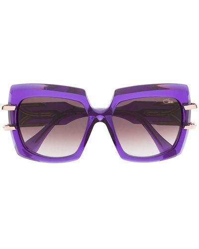 Cazal Square-frame Gradient-lens Sunglasses - Purple