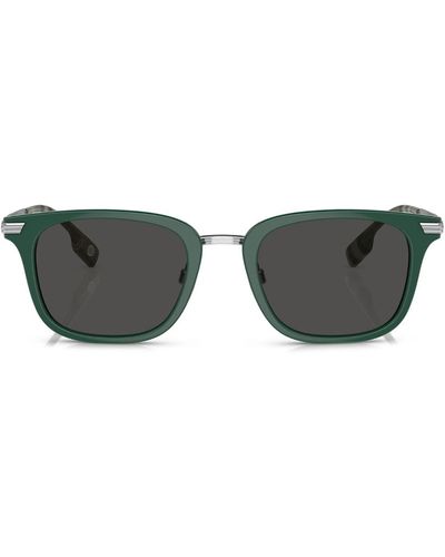 Burberry Peter Square-frame Sunglasses - Grey