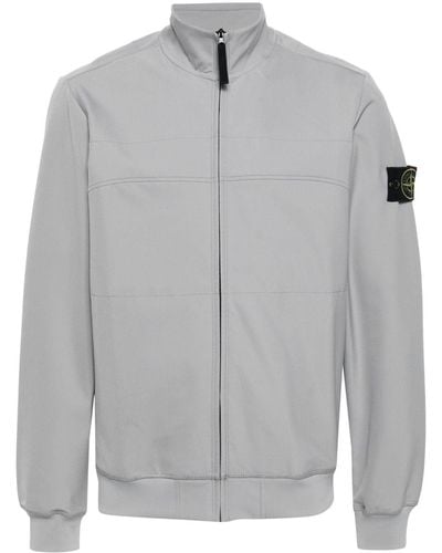 Stone Island Compass-motif sport jacket - Grau