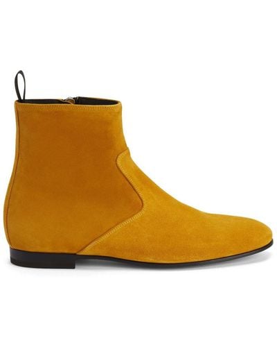 Giuseppe Zanotti Zip-up Suede Boots - Brown