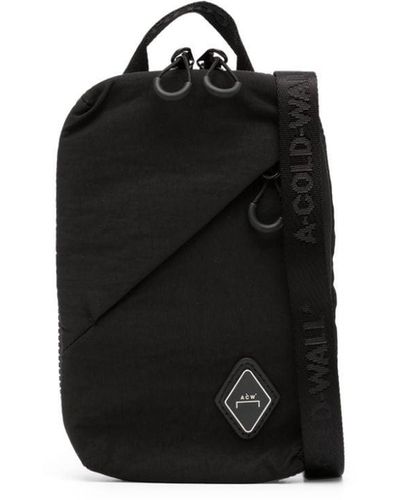 A_COLD_WALL* Diamond Lanyard Messenger Bag - Black