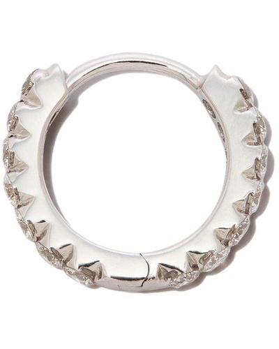 Maria Tash 18kt White Gold Eternity Clicker Earring - Metallic