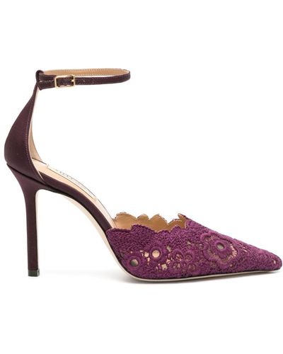 Arteana Amalfi D'orsay 95mm Lace Court Shoes - Pink