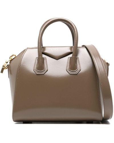 Givenchy Mini Antigona Tote Bag - Brown