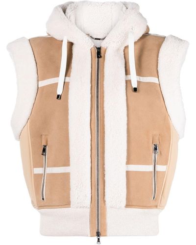 Bogner Gilet Feli con cappuccio - Neutro