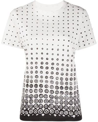 10 Corso Como T-shirt a pois - Bianco