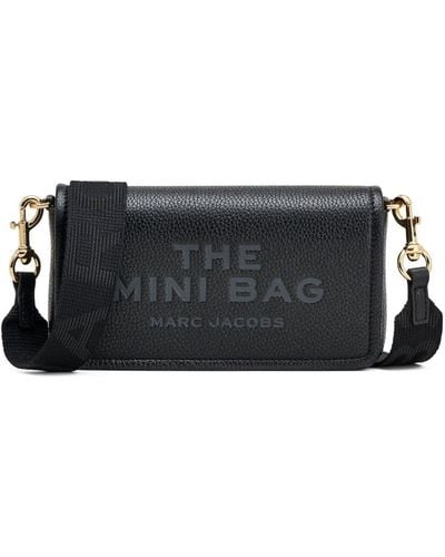 Marc Jacobs The Leather Mini Tas - Zwart