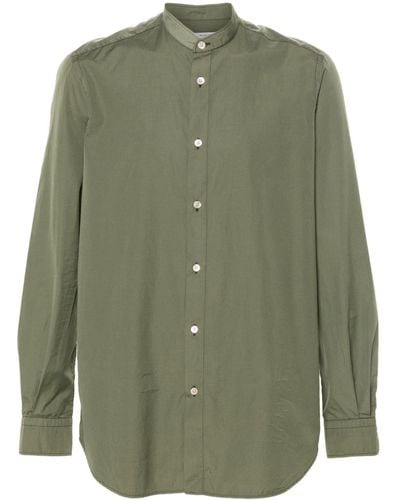 Boglioli Long-sleeve cotton shirt - Verde