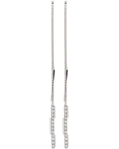 Gucci 18kt White Gold Link To Love Earrings