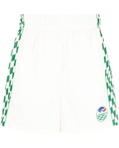 Casablancabrand Pantalones cortos de deporte con estampado Tennis Horizon - Azul