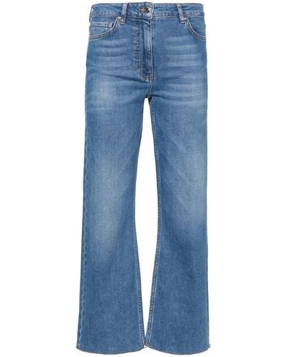 IRO Bruni Mid Waist Cropped Jeans - Blauw