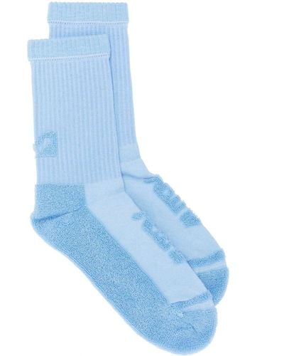 Autry Appliqué-logo Ankle Socks - Blue