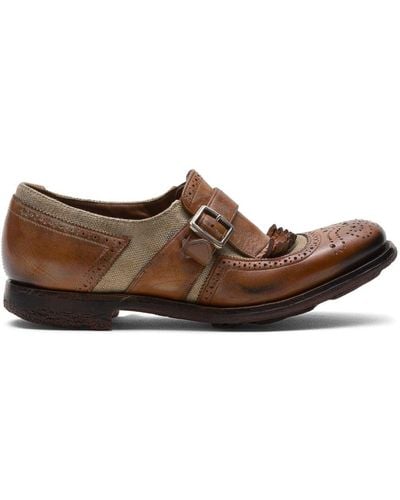 Church's Shanghai W 150th Anniversary Leather Loafers - Brown
