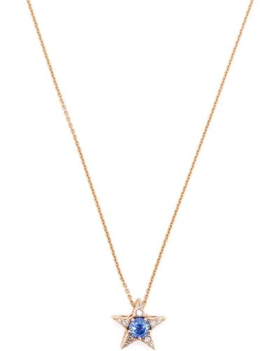 Selim Mouzannar 18kt Rose Gold Istanbul Sapphire And Diamond Necklace - Metallic