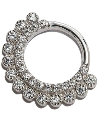 Maria Tash 18kt White Gold Apsara Clicker Earring - Metallic