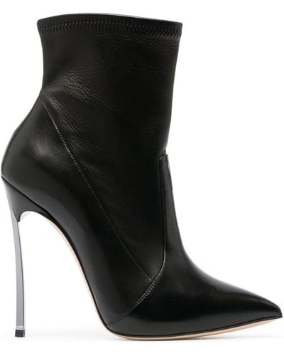 Casadei Blade 120mm Ankle Boots - Black