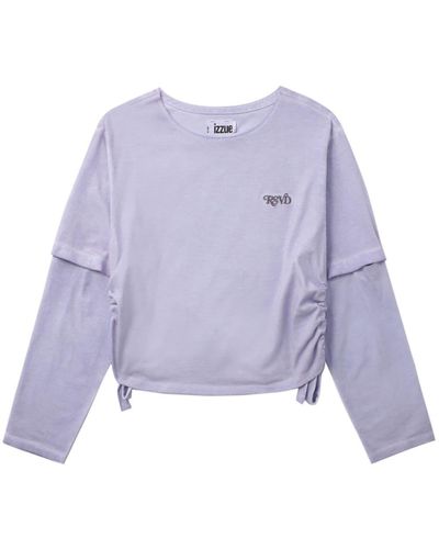 Izzue Logo-embroidered Cotton T-shirt - Purple