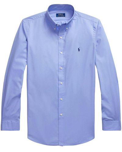 Polo Ralph Lauren T-shirt Met Borduurwerk - Blauw
