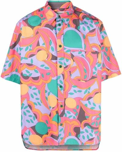 Isabel Marant Camisa con estampado abstracto - Morado