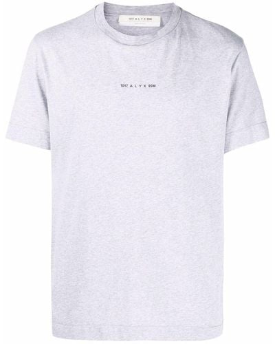 1017 ALYX 9SM T-Shirt mit grafischem Print - Grau