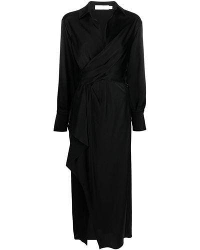 Jonathan Simkhai Talita Draped Maxi Dress - Black