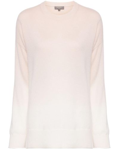 N.Peal Cashmere Gradient-effect Cashmere Sweater - Pink