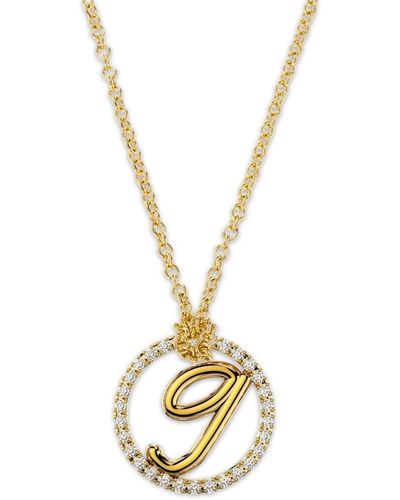 The Alkemistry 18kt Yellow Gold Love Letter Diamond Necklace - Metallic