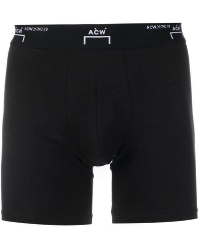 A_COLD_WALL* Bracket Logo Boxer Shorts - Black